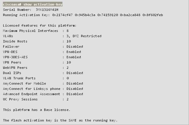 Asa 5505 Activation Key Crack