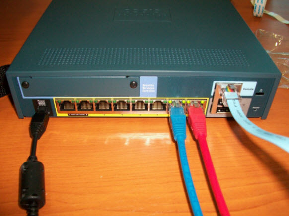 configure cisco asa 5505 for home use from the command line