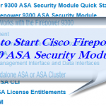 How to Start Cisco Firepower 9300 ASA Security Module?