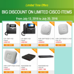 Weekly Deals—Big Discounts on Limited Cisco Items