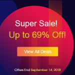 Super Sale Now! Up to 69% Off!