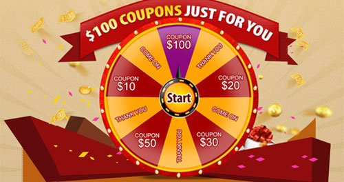 spin to win coupons,buy cisco