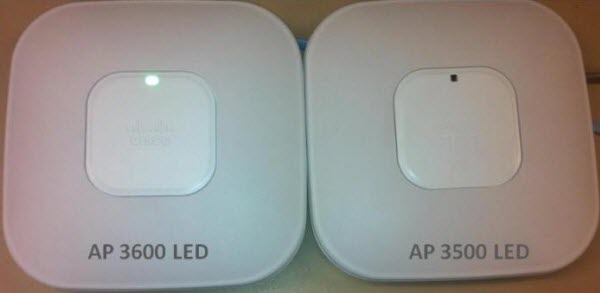 LED Appearance in the AP 3600i and the AP 3500