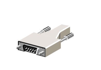 RJ-45-to-DB-9 serial adapter