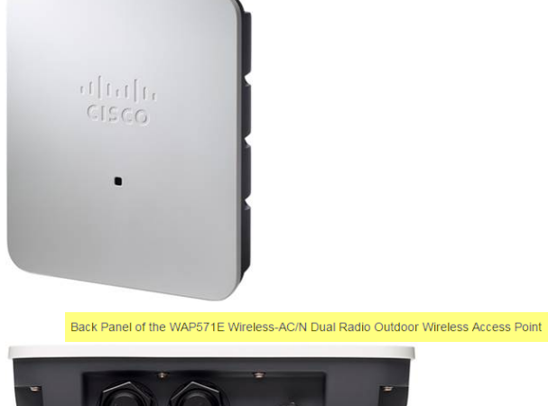 The New Cisco WAP571E Wireless-AC N Premium Dual Radio Outdoor Access Point