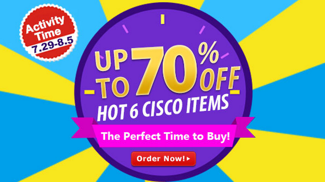 Limited-Time ‘Countdown Deals’ on Cisco Items