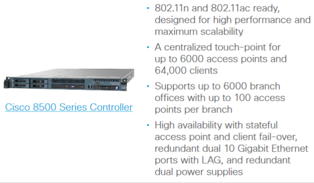 Cisco 8500 Series Wireless Controller